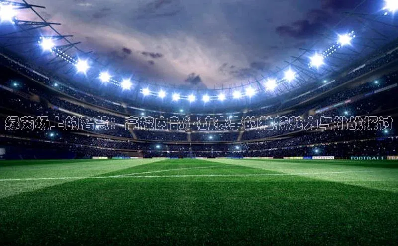 28圈电子游戏天下秀绿茵场上的智慧：高校内部运动赛事的独特魅力与挑战探讨