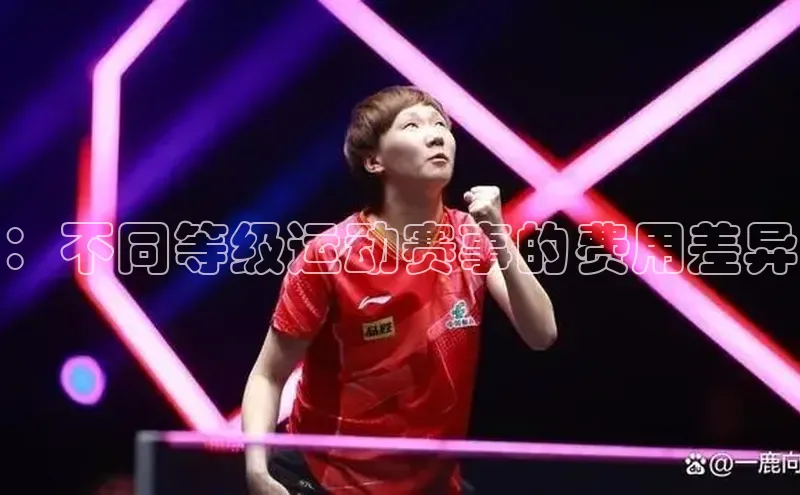 ：不同等级运动赛事的费用差异