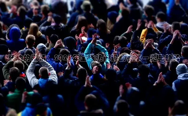 跃动的激情：2023年全球热门运动赛事一览与趋势